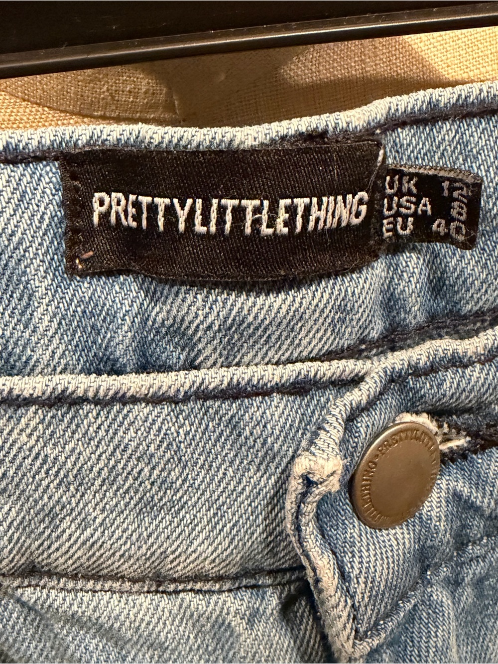 PrettyLittleThing Light Blue High Rise Women's Jeans